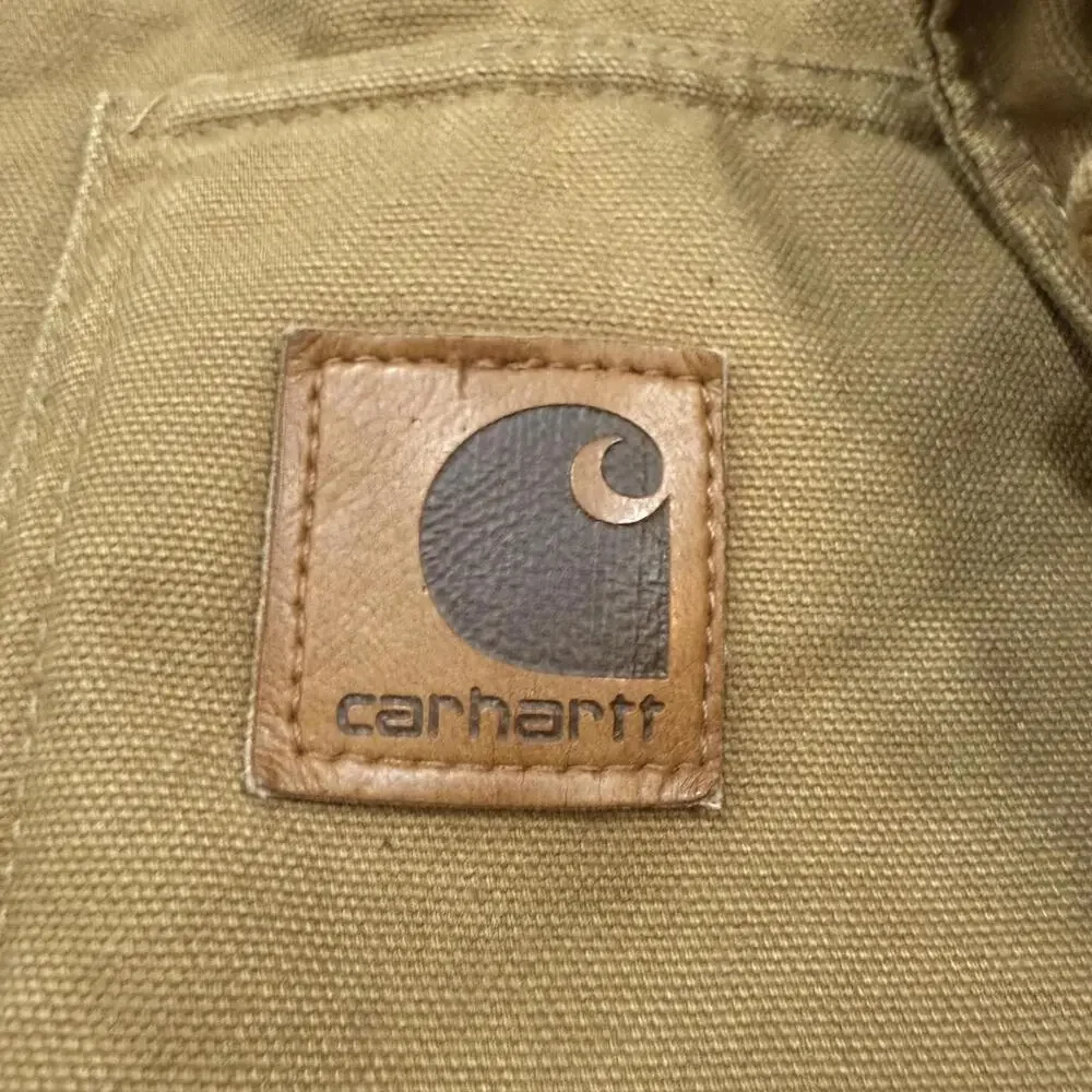 Carhartt‎ C61 CML Mens Size Large L Tall Sherpa Embroidered Company Jacket Coat